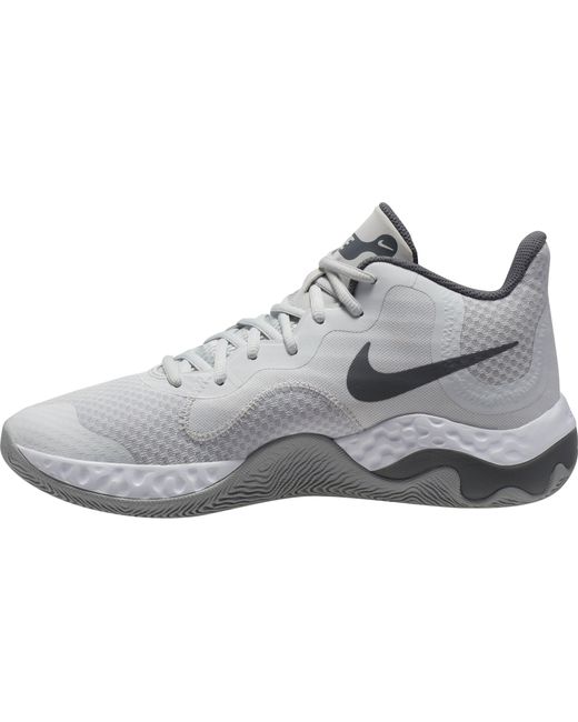 nike gray basketball shoes