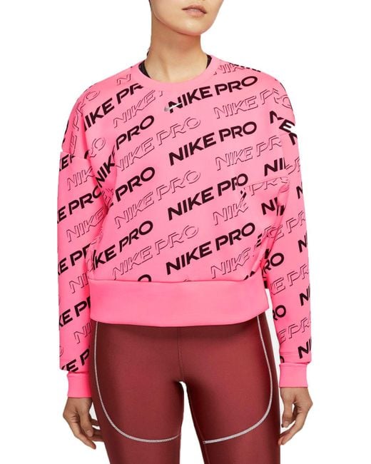 nike pink crewneck sweatshirt