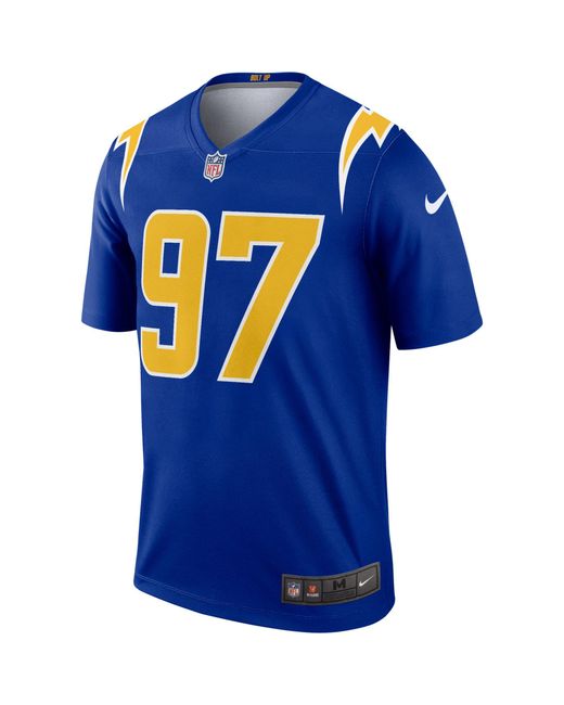 Nike Los Angeles Chargers Joey Bosa #97 Color Rush Legend Jersey in ...