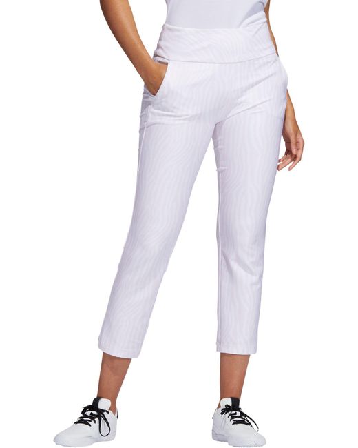 adidas Ultimate365 Printed Ankle Golf Pants in White Lyst