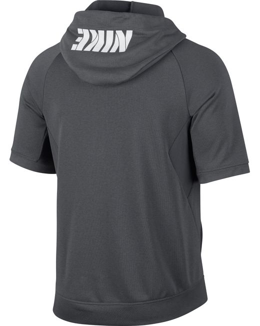 Nike Fleece Dri-fit Short Sleeve Hoodie 