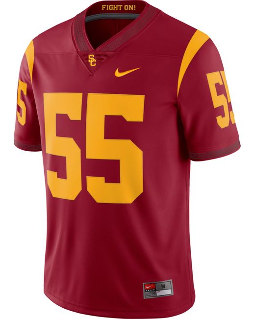 Nike Usc Trojans 55 Cardinal Drifit Limited Football Jersey for Men