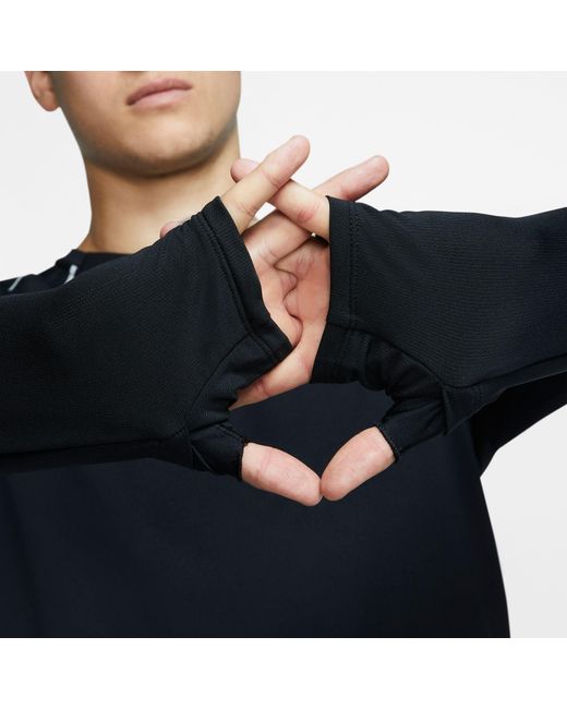 nike men's element 3.0 long sleeve running shirt