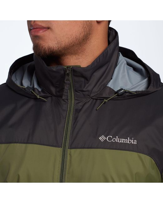 columbia green rain jacket