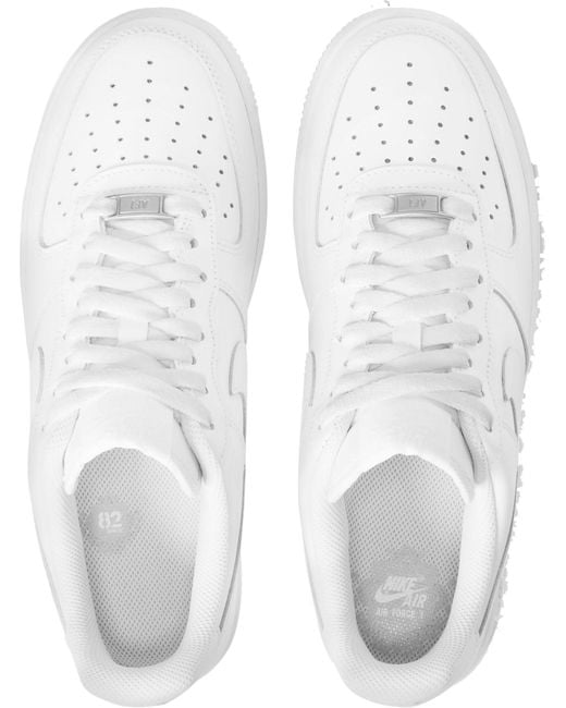 nike air force 1 07 le low white womens