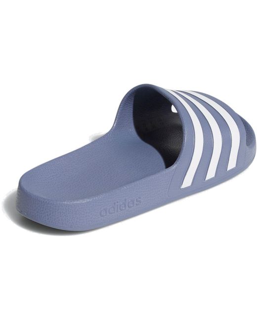 adidas adilette aqua slides blue