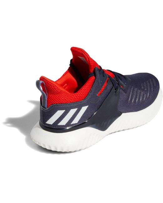Adidas Lace Alphabounce Beyond Shoes In Navy Red Blue For Men Lyst