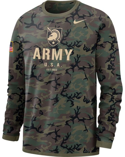 Nike Army West Point Black Knights Camo Military Appreciation Long ...