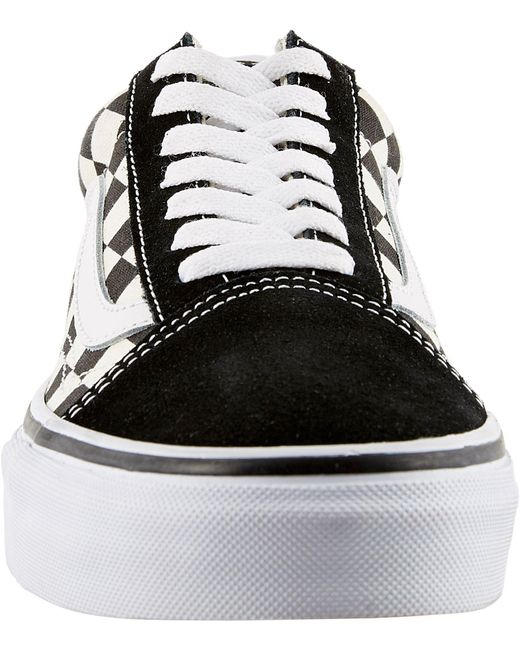vans old skool trainers black white primary check