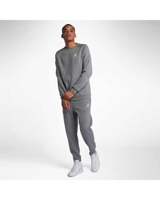 Nike Jordan Sportswear Jumpman Fleece Pullover in Carbon Heather (Gray) for  Men - Lyst