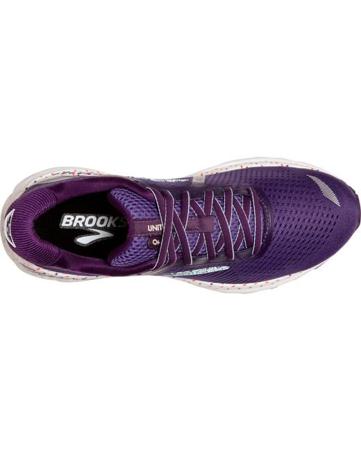 purple brooks sneakers