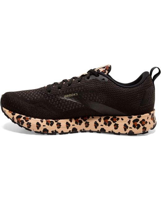 brooks running leopard print