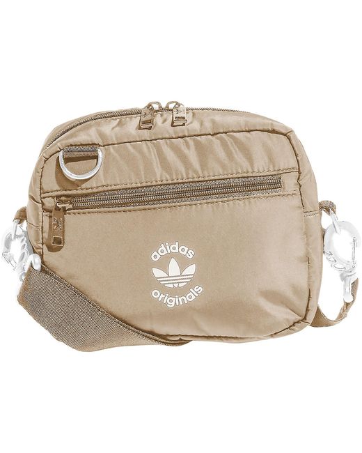 adidas Originals Puffer And Pouch Crossbody Bag in Natural Lyst