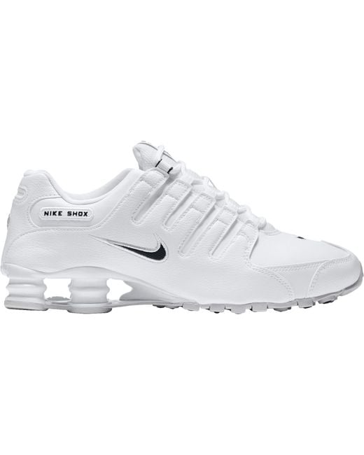 nike shox nz black white
