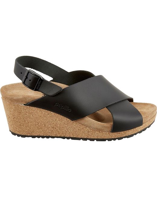Birkenstock Leather Papillio By Samira Ring-buckle Sandals in Black - Lyst