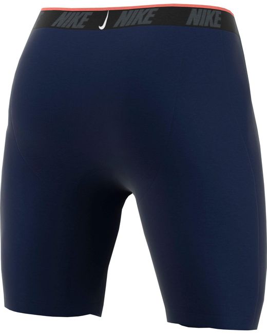 Nike Long Boxer Briefs 2 Pack in Blue for Men Lyst