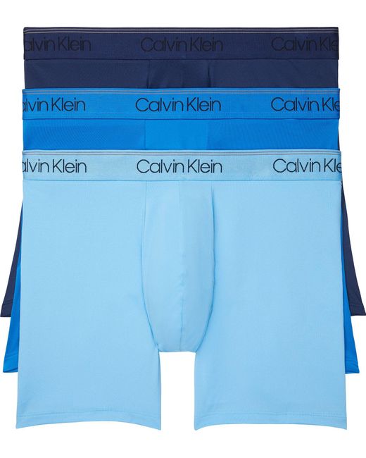 Calvin Klein Calvin Klein Micro Stretch Boxer Briefs – 3 Pack in Navy ...
