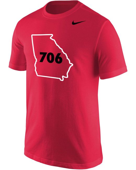Nike 706 Area Code T-shirt in Red for 