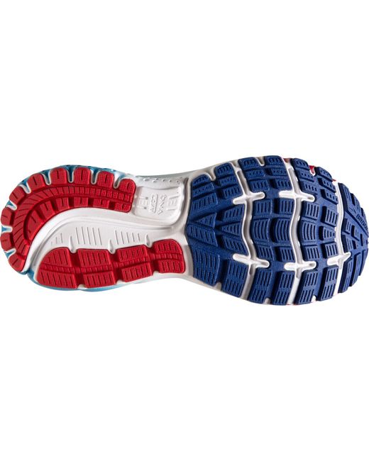 brooks red white blue