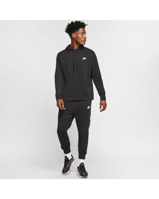 nike men's sportswear club jersey pullover hoodie