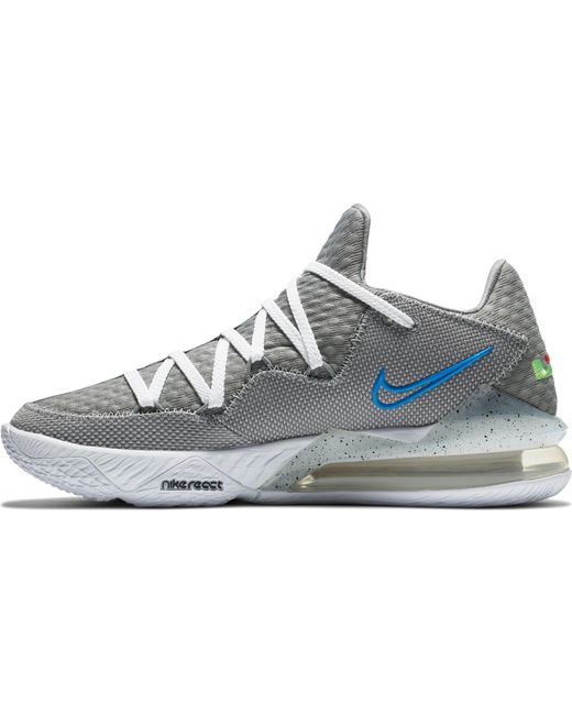 Nike Lebron 17 Low Basketball Shoe (particle Grey) in Gray for Men ...