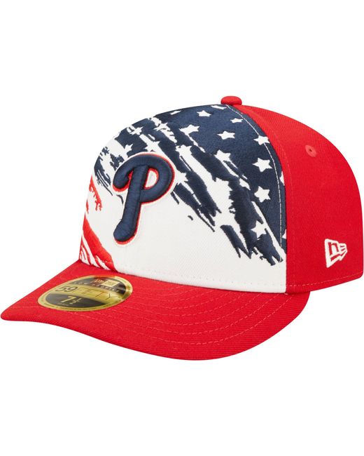 KTZ Fourth Of July '22 Philadelphia Phillies Red 59fifty Low Profile