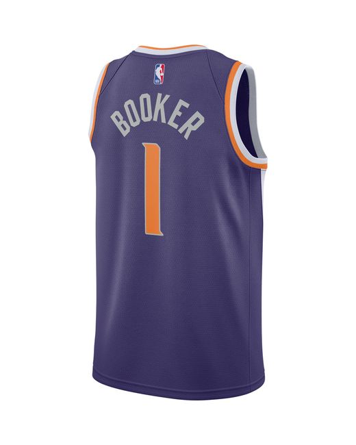 Nike Phoenix Suns Devin Booker #1 Purple Dri-fit Icon Jersey for Men - Lyst