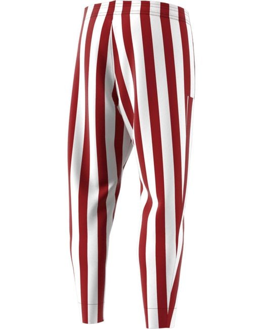 adidas Indiana Hoosiers Crimson/white Candy Stripe Basketball Pants in ...