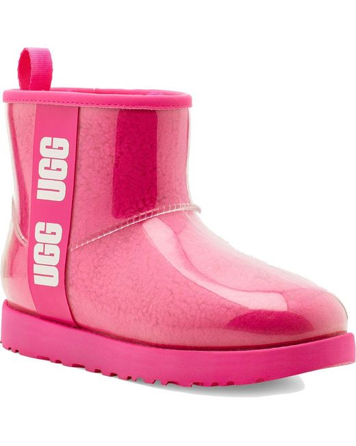 pink ugg rain boots