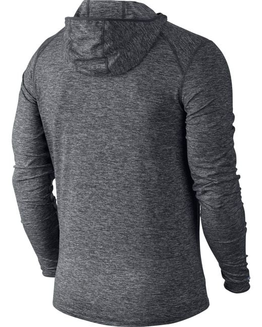Lyst - Nike Dri-fit Element Running Hoodie in Gray for Men
