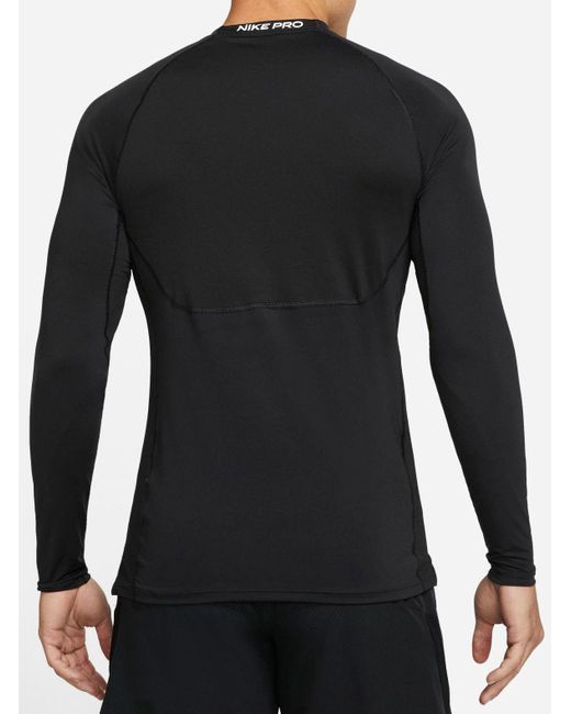 nike men's pro slim fit long sleeve shirt