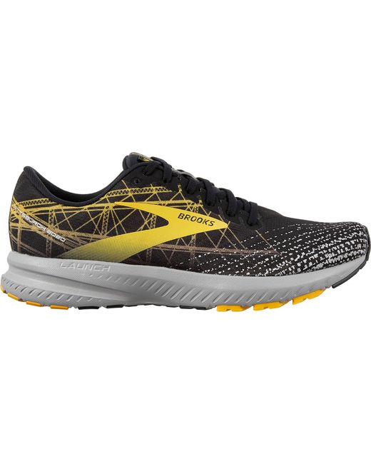Brooks Rubber Launch 7 Pittsburgh Marathon Running Shoes in Black