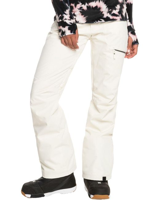 Roxy Nadia Ski Pants in White Lyst