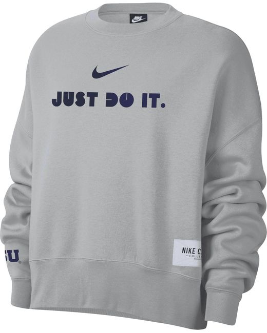 Nike Penn State Nittany Lions Grey Everyday Campus Crew Neck Sweatshirt ...