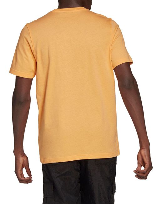 adidas Trefoil T-shirt in Orange for Men - Lyst