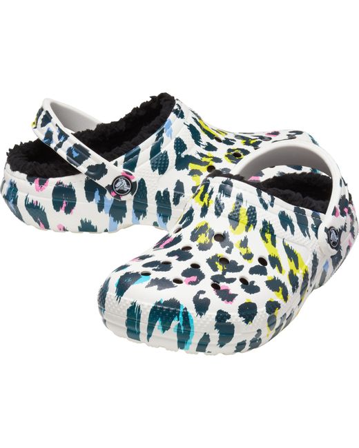 leopard crocs clogs