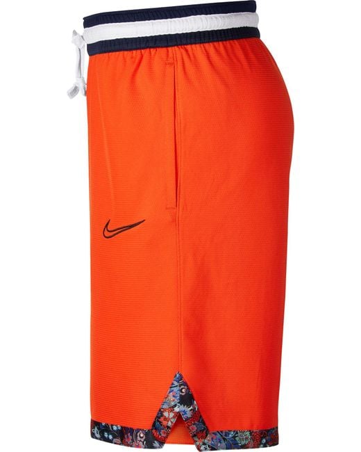 Nike Dna Basketball Shorts in Orange for Men - Lyst