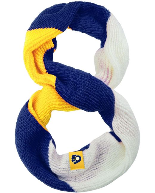 FOCO Milwaukee Brewers Scarf In Blue Lyst