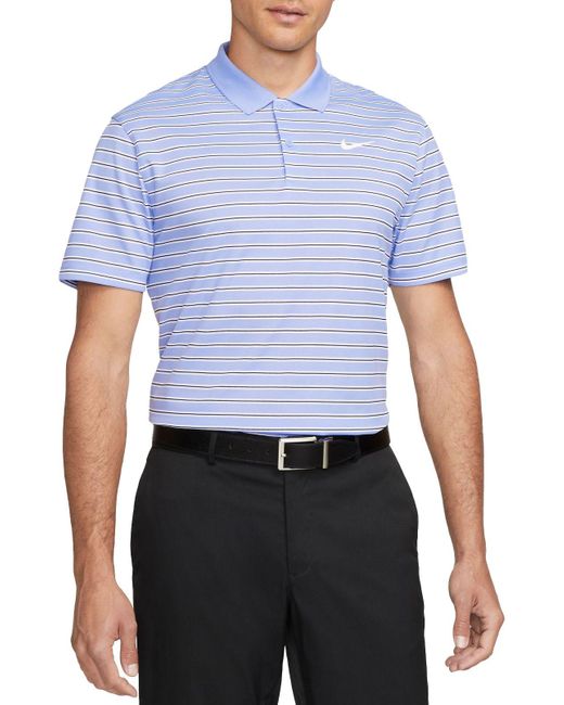 Nike Synthetic 2022 Dri-fit Victory Striped Golf Polo in Blue for Men ...