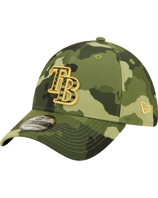 KTZ Armed Forces Day 2022 Tampa Bay Rays Camo 39thirty Stretch Fit Hat