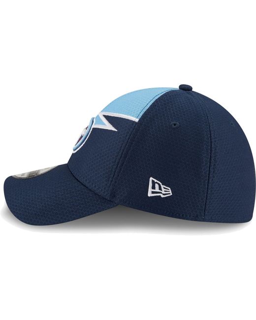 KTZ Tennessee Titans Navy 39thirty Bolt Fitted Hat in Blue &hellip;