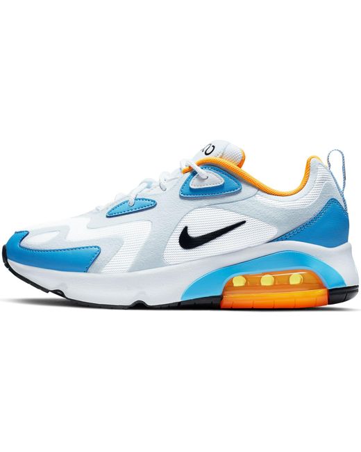 air max 200 white and blue
