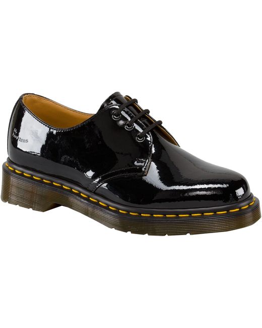 Dr. Martens 1461 Patent Leather Oxford Shoes in Black | Lyst