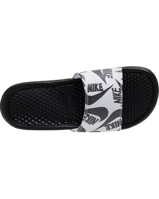 nike slides just do it print