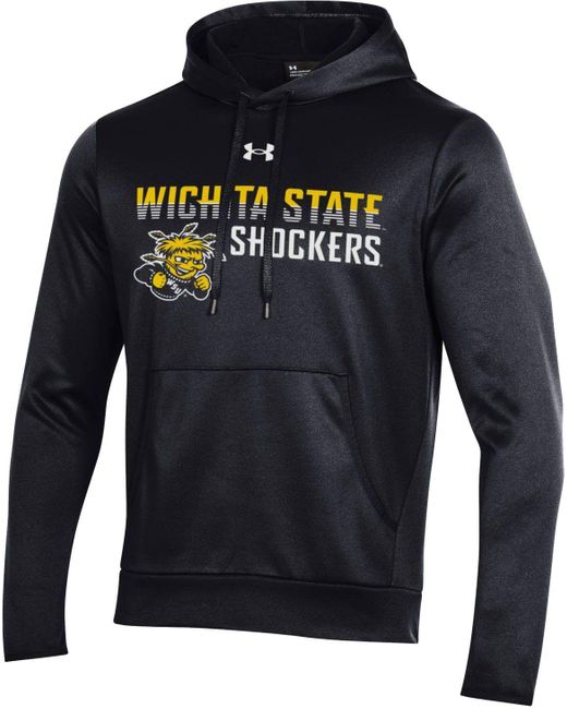 Under Armour Wichita State Shockers Armour Fleece Performance Black Hoodie for Men Lyst