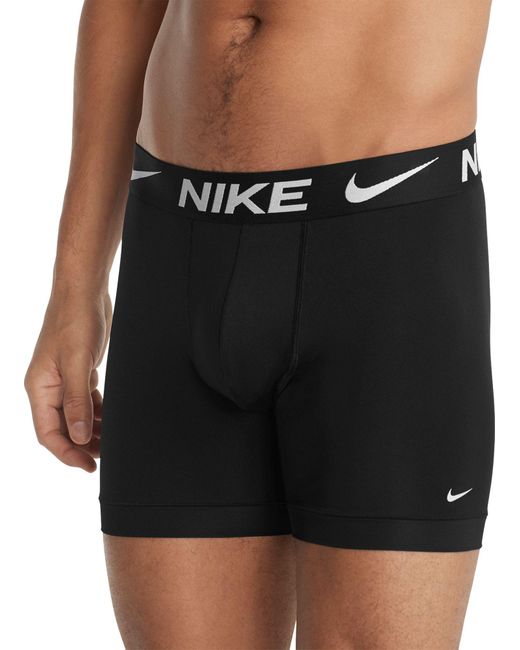 Nike Essential Micro Boxer Briefs – 3 Pack in Black for Men - Lyst