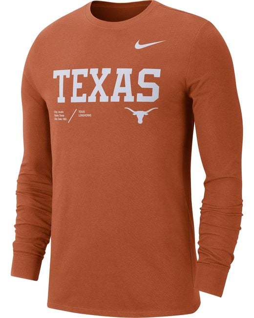 burnt orange dri fit shirt