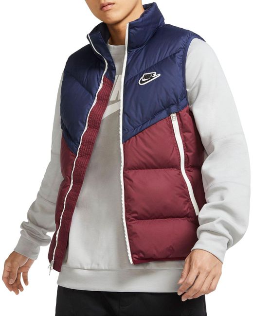 nike down fill vest mens