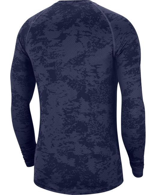 Nike Pro 365 Camo Print Long Sleeve 