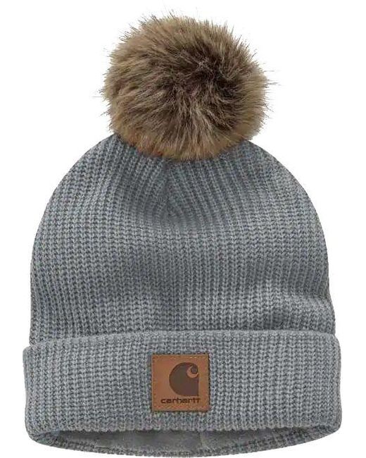 Carhartt Knit Fleece Lined Hat in Heather Gray (Gray) Lyst